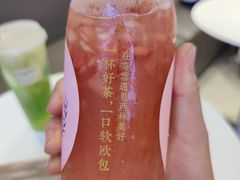 噗呲水蜜桃气泡茶-奈雪的茶(大悦城店)