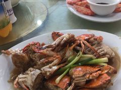 姜葱炒蟹-源海渔村·现捞海鲜(大角湾店)