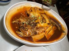深海黄鱼年糕-径山十八道·风味民间菜(杭州总店)