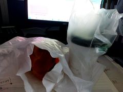 猪扒包，热奶茶-L猪扒包(天河购书中心店)