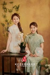 点击看大图 -时纪母女写真海派旗袍写真(静安店)
