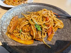黑椒牛柳意大利面-本处·素食·融合料理(南油店)