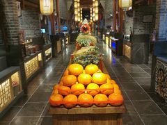 自助取餐区-唐山宴百姓府邸院落中餐