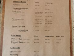 菜单-% Arabica(京都东山店)