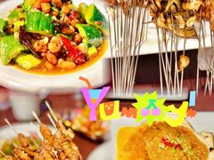 -三个大叔烤羊肉串·歌手驻唱·碳烤鲜肉(西三旗店)