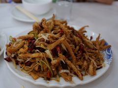 干煸鱿鱼-北戴河庆山饭店·海鲜砂锅粥(北戴河黑石路店)