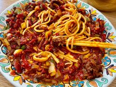 -歹歹的加个面过油肉拌面