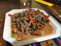 爆炒牛肉-五彩雪域藏餐馆