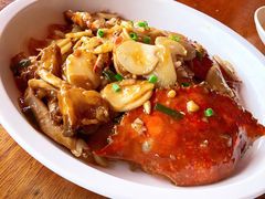 梭子蟹炒年糕-丰收渔港饭店(嵊泗店)