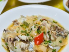 酸姜荞头蒸鱼头-海鲜街菜馆(海珠南路店)