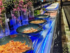 自助取餐区-九寸花汀海鲜烤肉自助(中东迪克店)