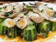 蒜蓉白贝蒸丝瓜-宝园酒家(美林M·LIVE天地东座店)