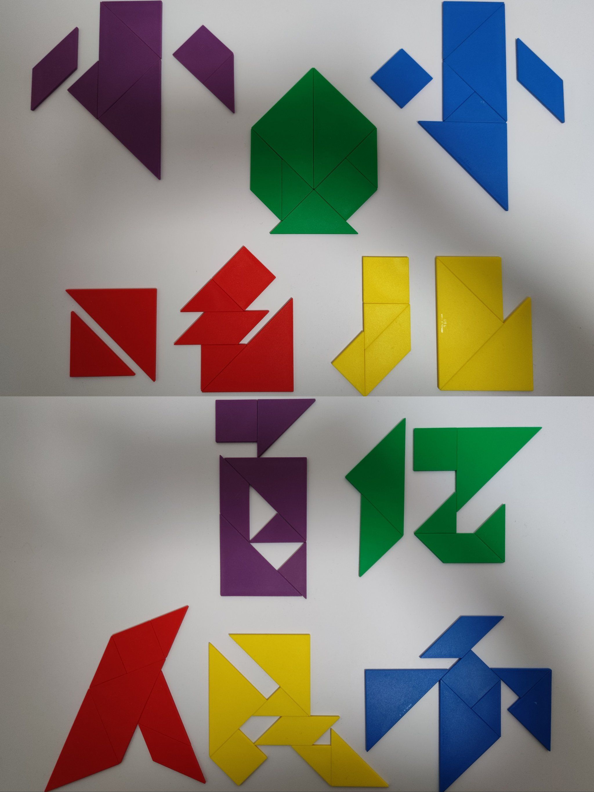 家有七巧板爱好者老妈,拼的都要走火入魔了