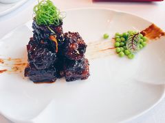 桂花糖醋肉排-悦轩中餐厅·高空江景·杭州柏悦酒店