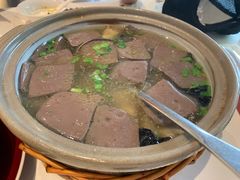 鸭血原味老鸡汤-久宴·天目湖大鱼头(恐龙园店)