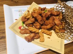 -东来菜馆•手抓海鲜家常菜•海鲜锅贴(鸽子窝店)