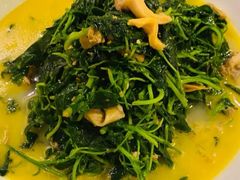 金花菜烧蚌肉-香阁餐厅·常州菜·常州菜代表品牌(新北奥体店)