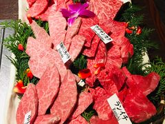 松阪牛肉拼盘-松阪牛焼肉M(法善寺横丁店)