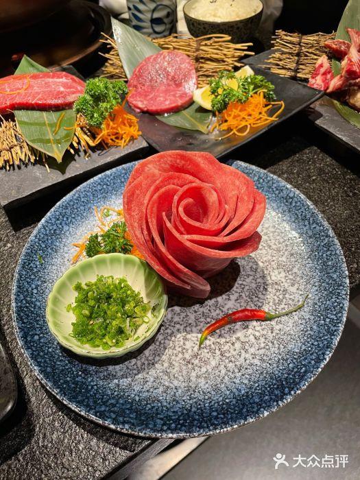 喜牛日料·炭火烤肉(和平云南路店)盐葱牛舌图片