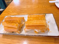 油条包麻糍（肉松色拉）-花悦豆香