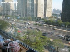 房间朝外看长安街-北京京伦饭店