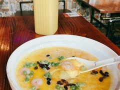 咸蛋黄虾仁蒸蛋-尚岛私房菜(西方巷店)