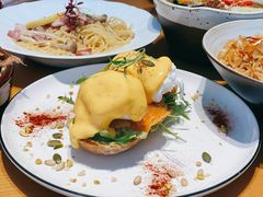 烟熏三文鱼水波蛋配全麦面包-WOKKA by艮上(中海环宇荟店)