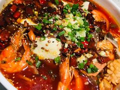 海鲜毛血旺-悦海·家宴·冰花皮皮虾大锅贴(宝龙店)