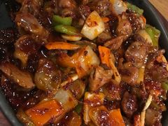 辣炒鸡胗-包装马车·韩国料理·포장마차