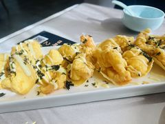 秘制芥味沙律蘸虾球-荷府私房菜