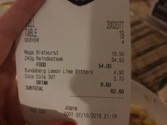 账单-Husi Bierhaus