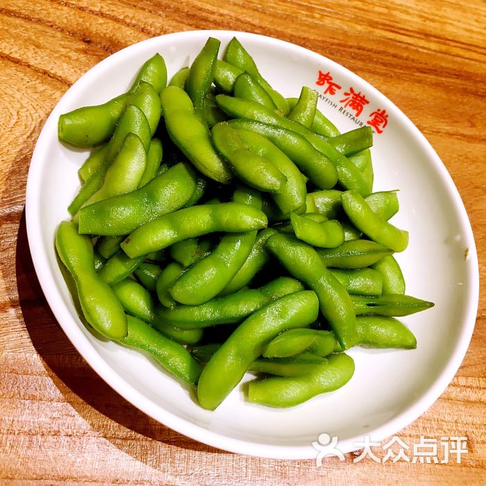 上海虾满堂(五角场店)-盐水毛豆图片-上海美食-大众点评网