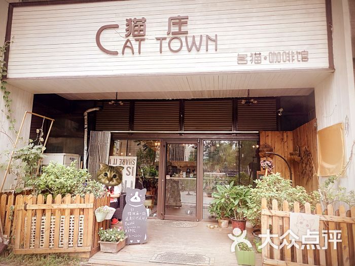 猫庄名猫咖啡馆(万达店)门面图片 