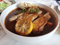 嫩煎柠檬大蒜鸡腿排早午餐-The Rug Cafe(王府中环店)