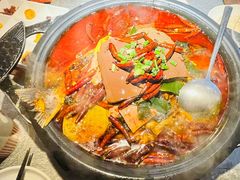 毛血旺烤鱼-探鱼·鲜青椒爽麻烤鱼(天河优托邦店)