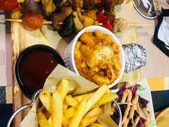 墨西哥法喜达烤猪肉串拼盘-遇见西木美式餐厅(体育路店)