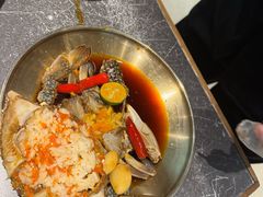 -草家酱蟹炭火烤肉店(珲春南路二店)
