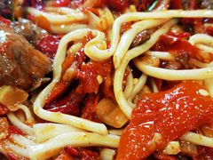-歹歹的加个面过油肉拌面