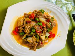 爆炒羊头肉-新疆红柳花餐厅(新洲店)