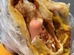 -正宗杂粮煎饼香软鸡蛋饼
