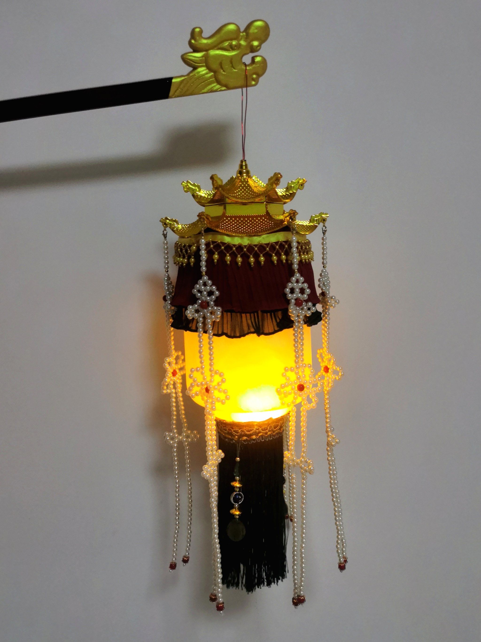 塑料玩具变身,复原古画羊角宫灯!