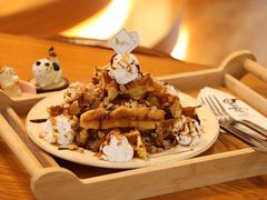 燕麦焦糖华夫饼-猫小主咖啡·猫咖cat cafe(福田店)