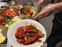 -草家酱蟹炭火烤肉店(珲春南路一店)