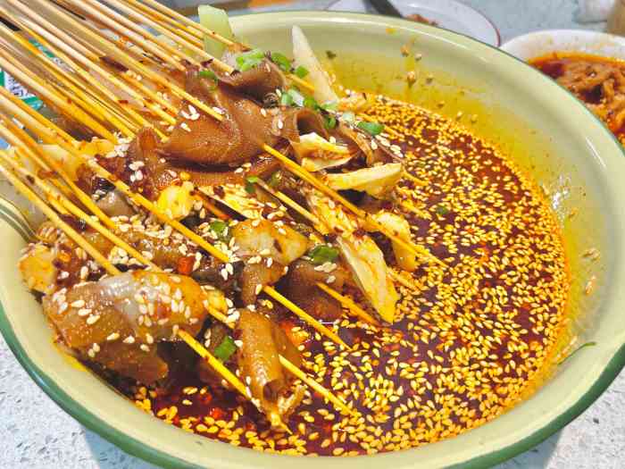 重山钵钵(朝阳剧场店)-"买的双人套餐,有串串,冰粉,主食,红糖糍.