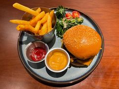 美式烧烤牛肉汉堡-bluefrog蓝蛙(悠唐购物中心店)