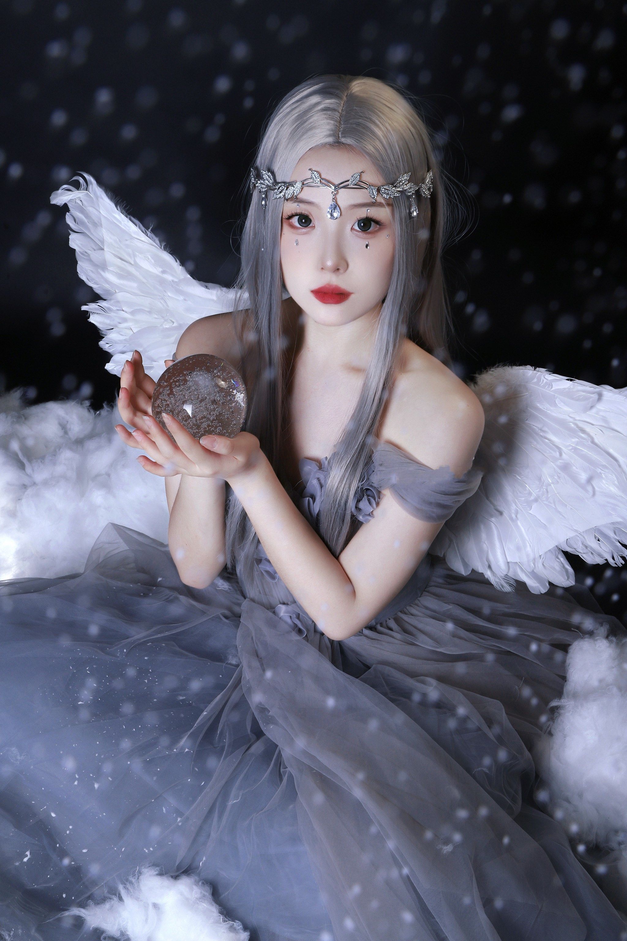 人鱼公主写真 #梦幻美人鱼写真 #美人鱼写真 #暗黑系少女写真 #cos