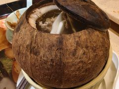 原只椰子炖竹丝鸡汤-点都德(海岸城店)