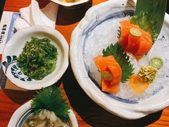 三文鱼刺身-有喜屋·烧鸟·居酒屋(三钢里店)