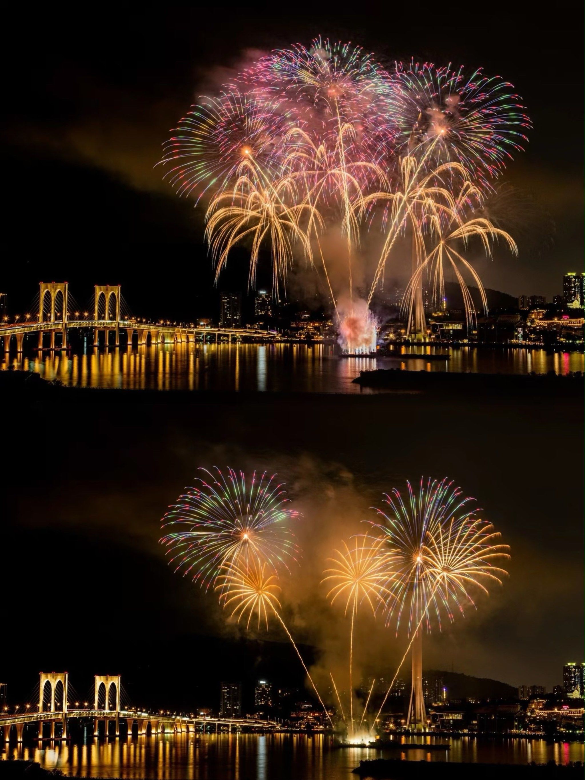 1006澳门烟花秀 震撼每一刻