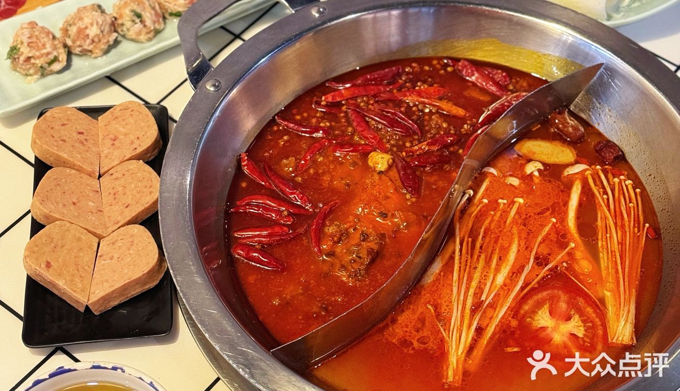 圣诞夜🎄吃顿热乎的手工炒料老火锅🍲